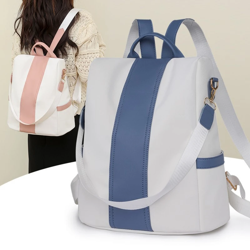 (Blue Color) Waterproof Anti-theft Rucksack Lightweight Shoulder Bag