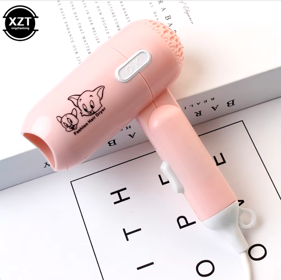 (রোজপিঙ্ক কালার) Two-Speed Wind Mini Hair Dryer